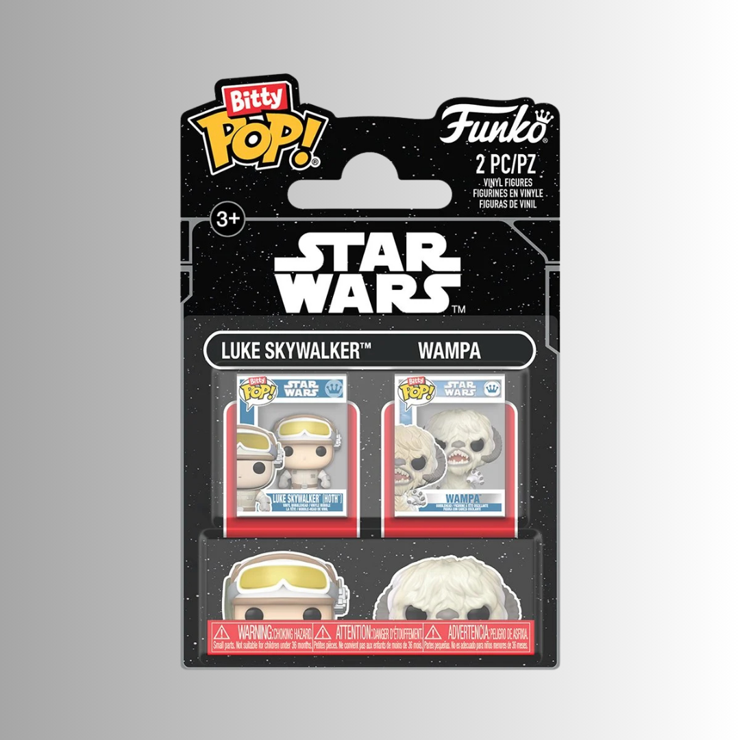 Funko Bitty Pop! Star Wars: The Empire Strikes Back Luke Skywalker (Hoth) and Wampa 2-Pack