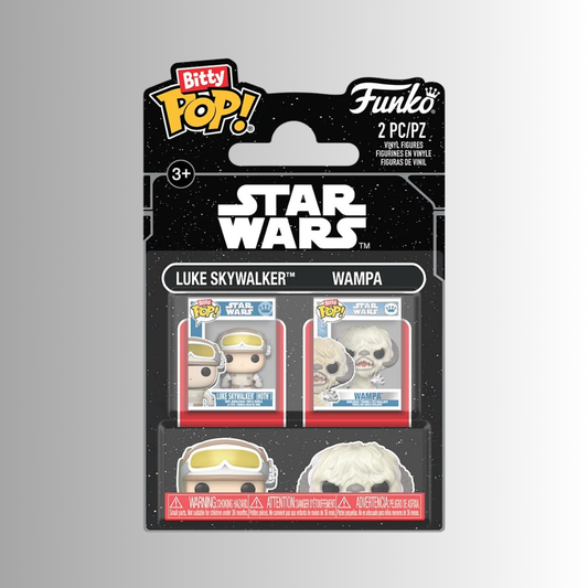 Funko Bitty Pop! Star Wars: The Empire Strikes Back Luke Skywalker (Hoth) and Wampa 2-Pack