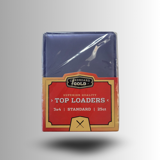 Cardboard Gold Standard Toploaders - 25/pk