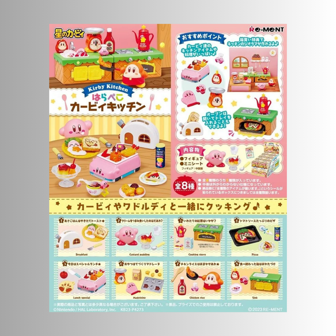 Re-Ment: Kirby of the Stars - Hungry Kirby Kitchen Blind Box