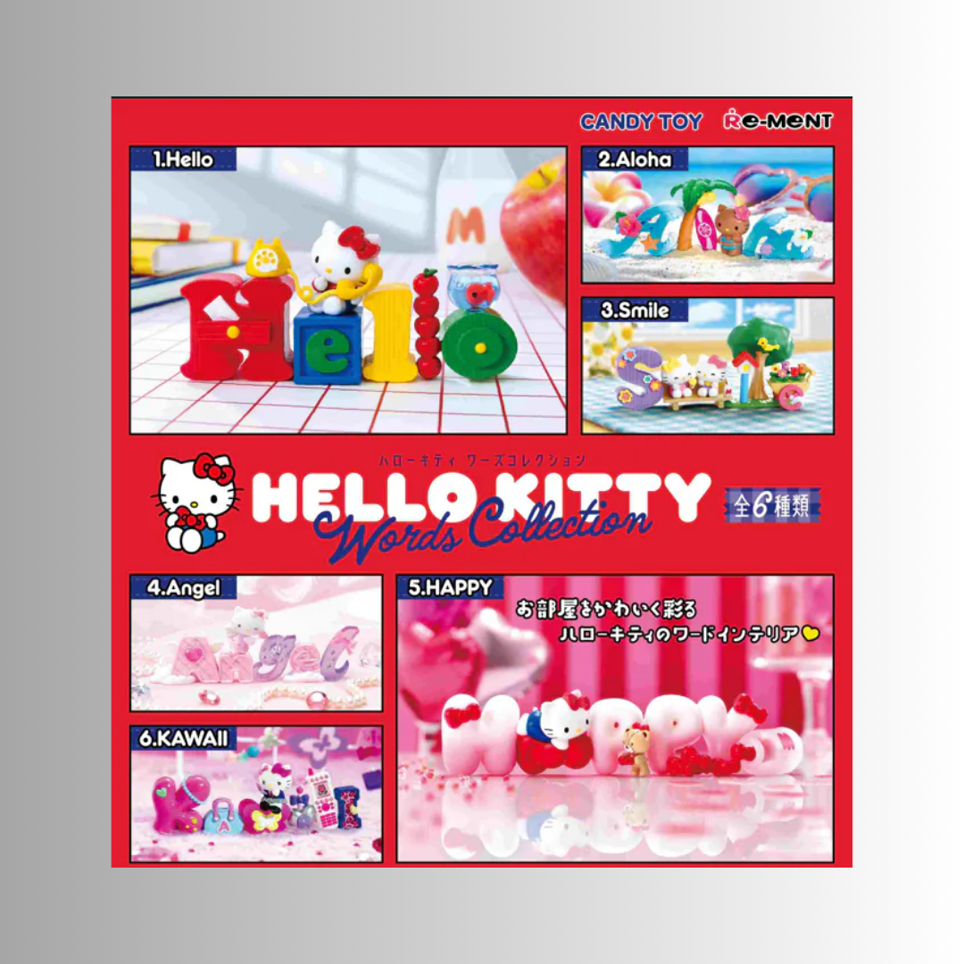 Re-Ment: Hello Kitty - Words Collection Blind Box