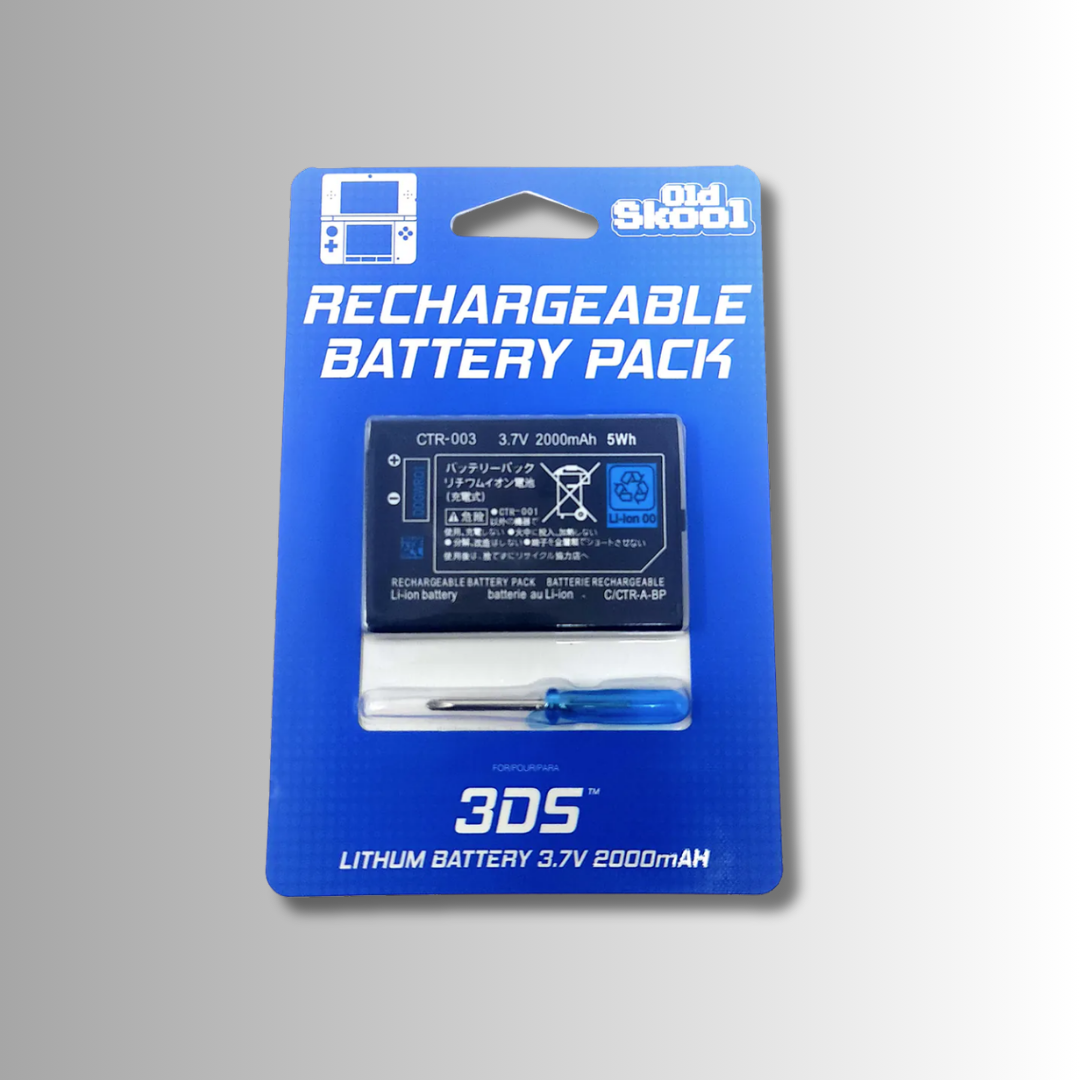 Old Skool Rechargeable Battery Pack - Nintendo 3DS