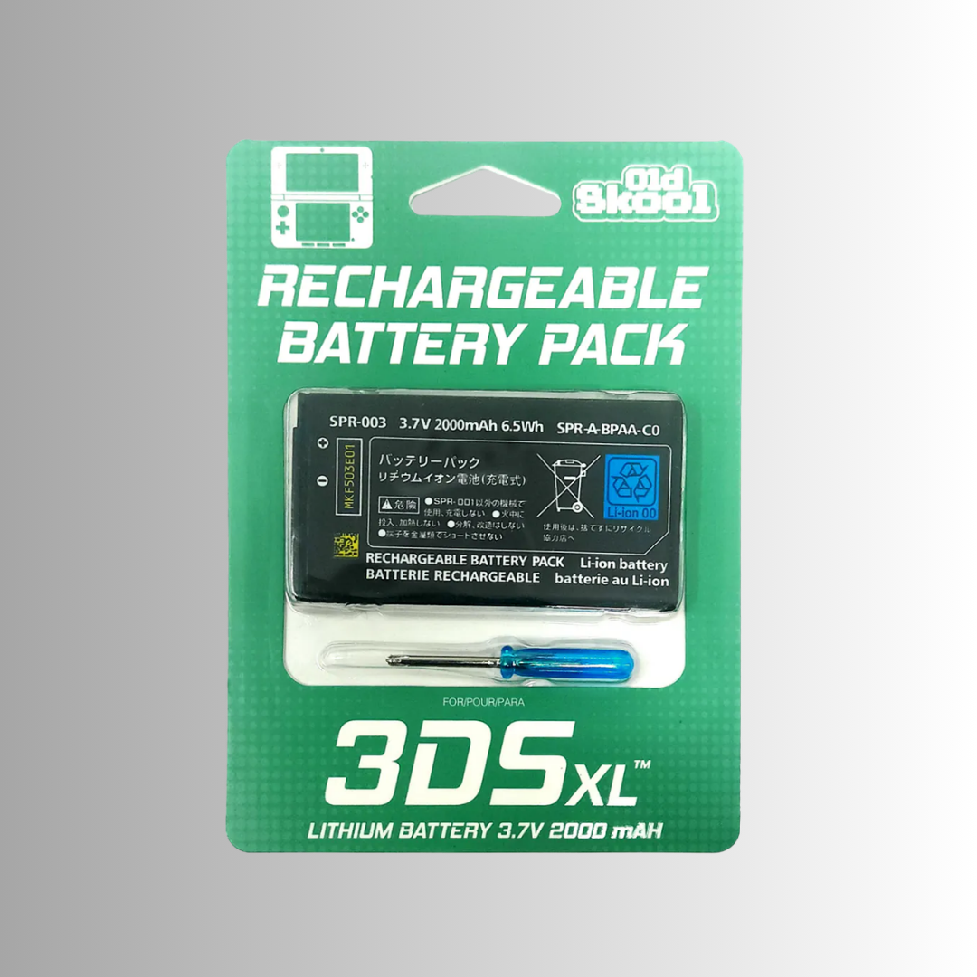 Old Skool Rechargeable Battery Pack - Nintendo 3DS XL