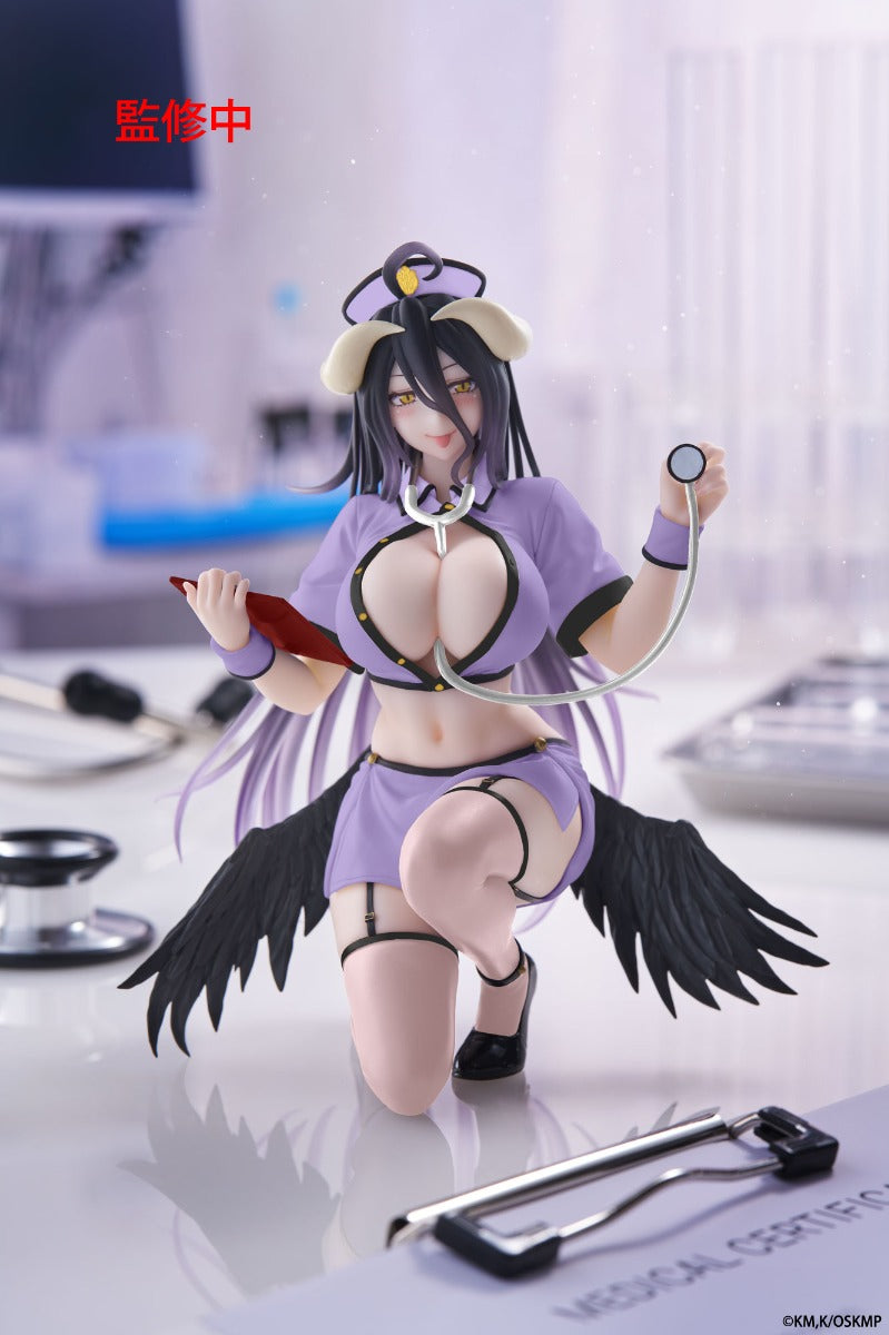(Pre-Order) Taito: Overlord - Albedo Nurse Ver. Renewal Desktop Cute Figure