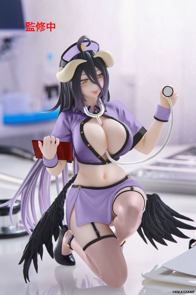 (Pre-Order) Taito: Overlord - Albedo Nurse Ver. Renewal Desktop Cute Figure