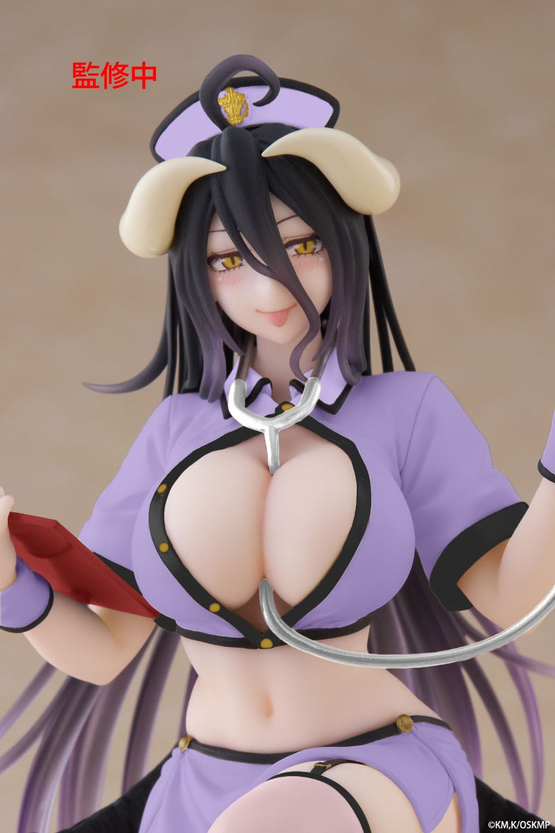 (Pre-Order) Taito: Overlord - Albedo Nurse Ver. Renewal Desktop Cute Figure
