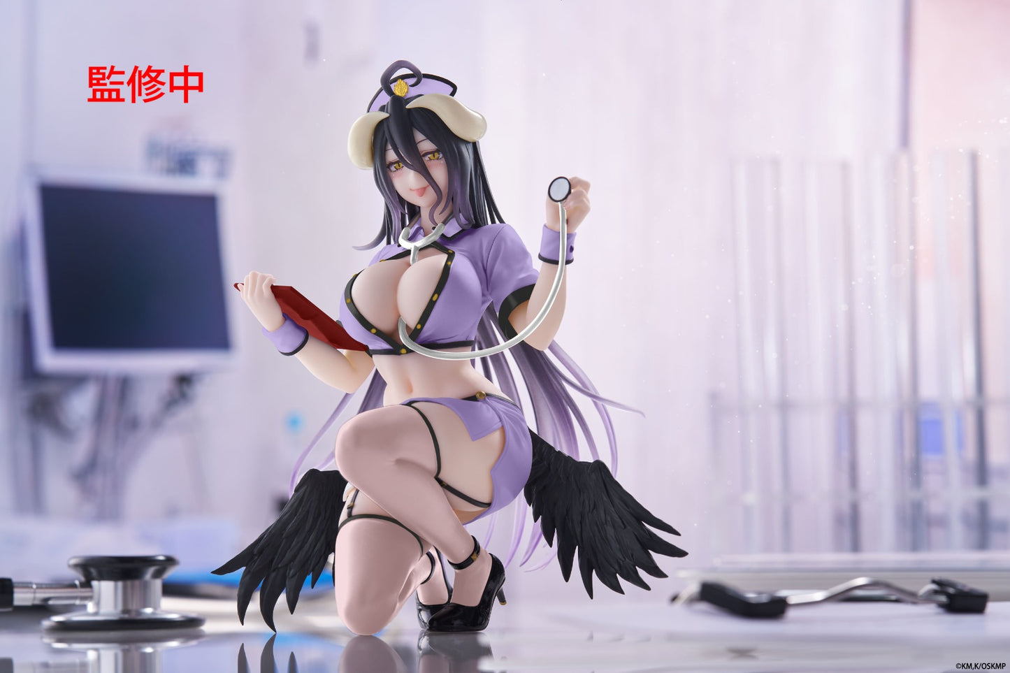 (Pre-Order) Taito: Overlord - Albedo Nurse Ver. Renewal Desktop Cute Figure