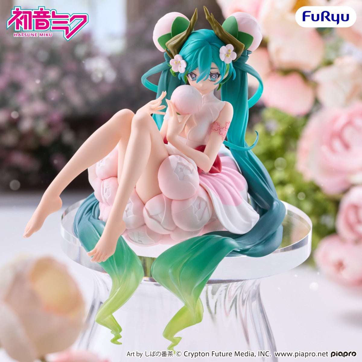 (Pre-Order) Furyu: Vocaloid - Hatsune Miku Flower Fairy White Plum Blossom Noodle Stopper Figure