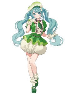 (Pre-Order) Furyu: Vocaloid - Hatsune Miku×TIROL CHOCO Collaboration Figure - Matcha Mochi Ver.