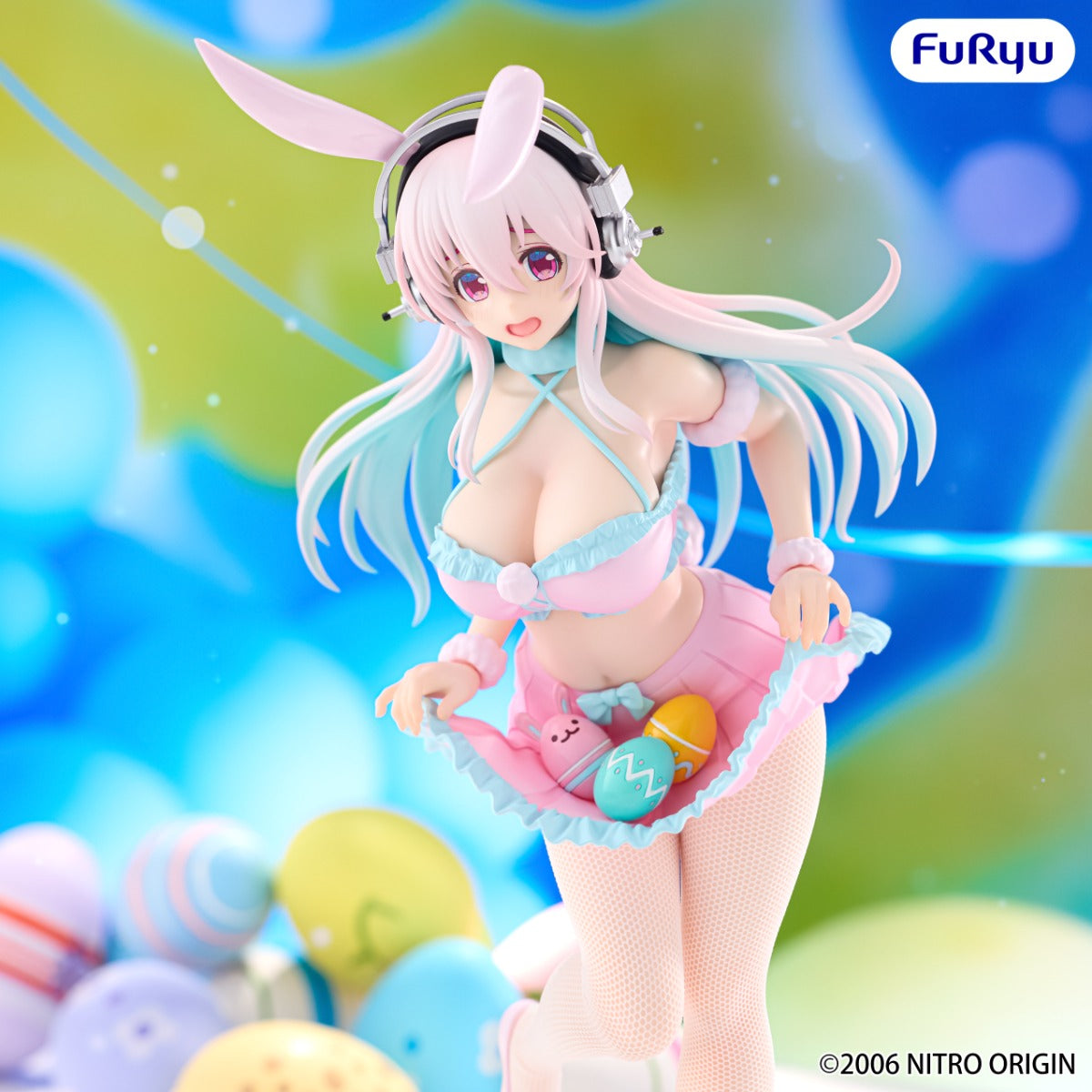 (Pre-Order) Furyu: Nitroplus - Super Sonico Pastel Easter Ver. BiCute Bunnies Figure