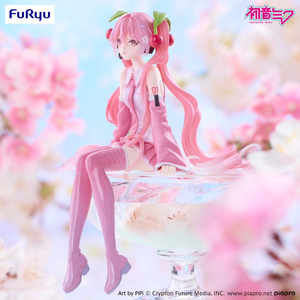 (Pre-Order) Furyu: Vocaloid - Hatsune Miku Sakura Miku 2026 Smile Ver. Noodle Stopper Figure
