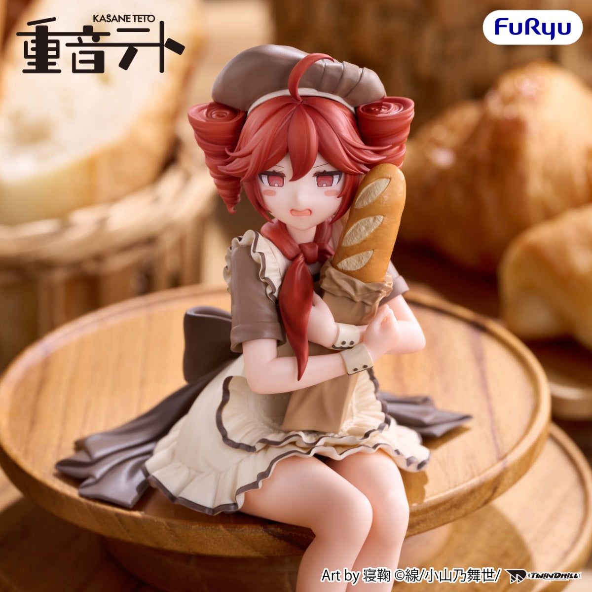 (Pre-Order) Furyu: UTAU - Kasane Teto Baguette Ver. Noodle Stopper Figure