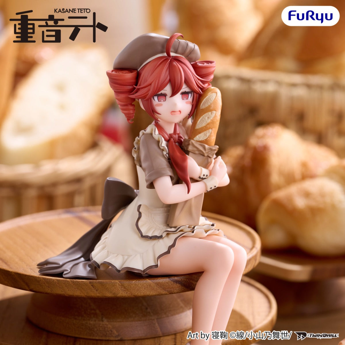 (Pre-Order) Furyu: UTAU - Kasane Teto Baguette Ver. Noodle Stopper Figure