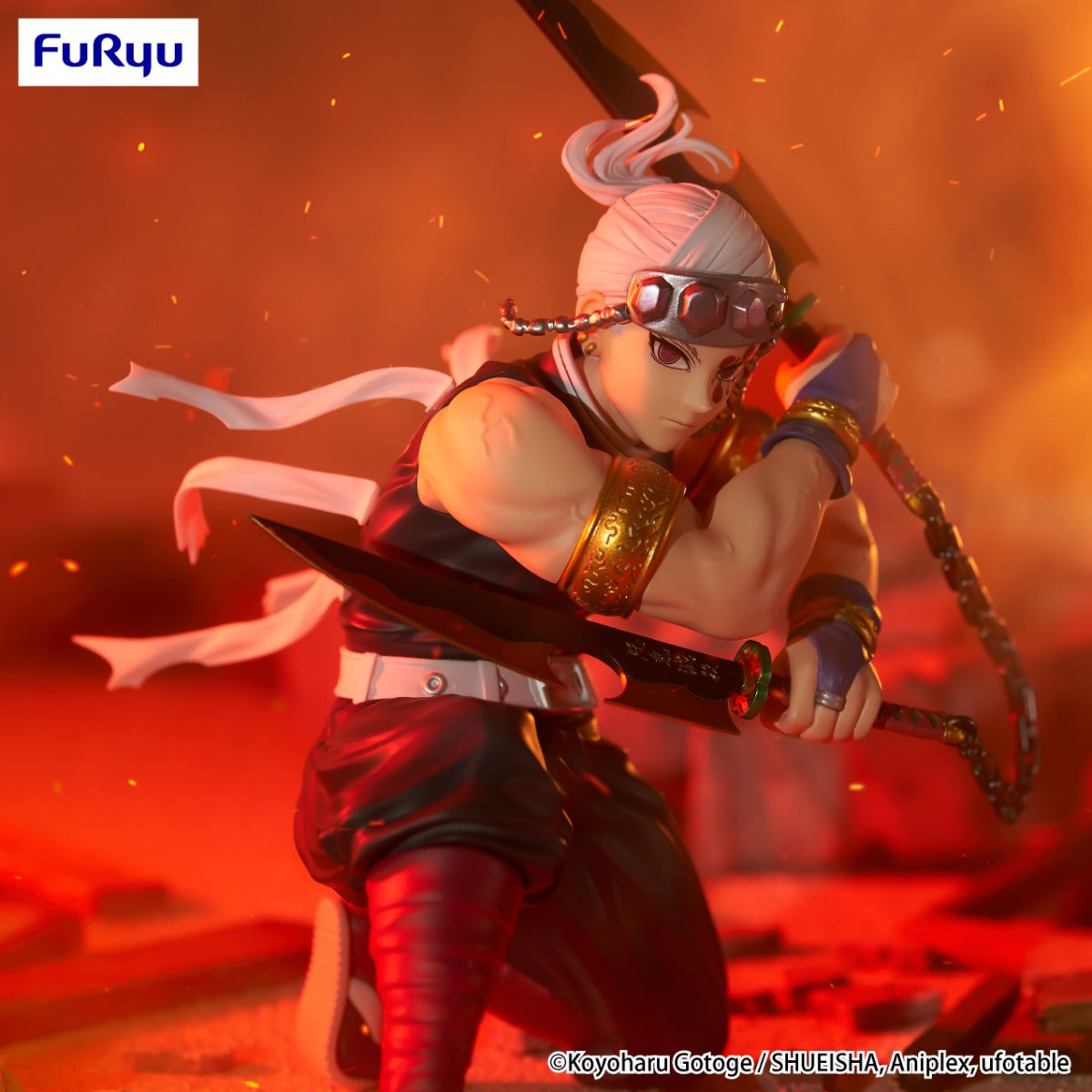 (Pre-Order) Furyu: Demon Slayer: Kimetsu no Yaiba - Uzui Tengen Noodle Stopper Figure - Rerelease