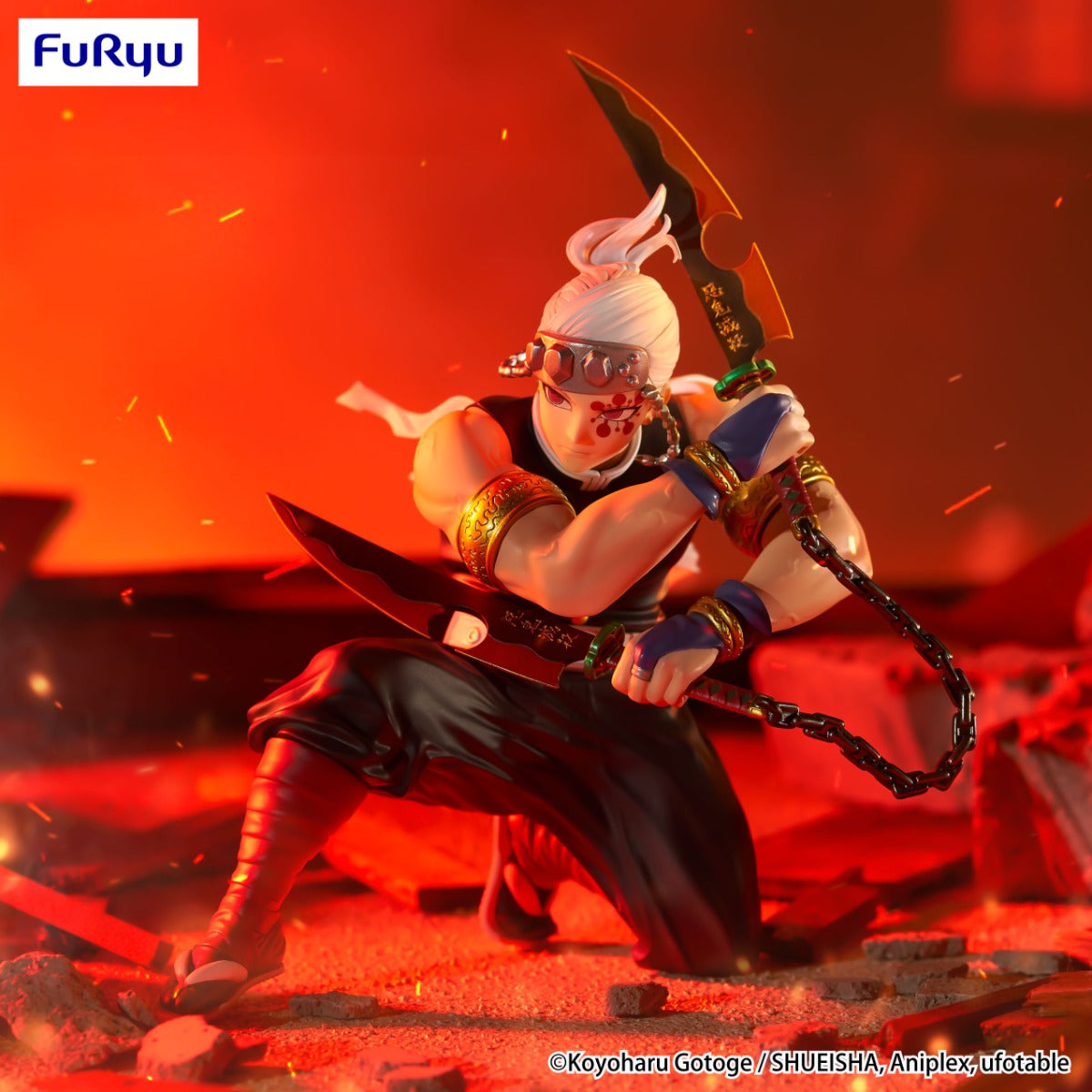 (Pre-Order) Furyu: Demon Slayer: Kimetsu no Yaiba - Uzui Tengen Noodle Stopper Figure - Rerelease