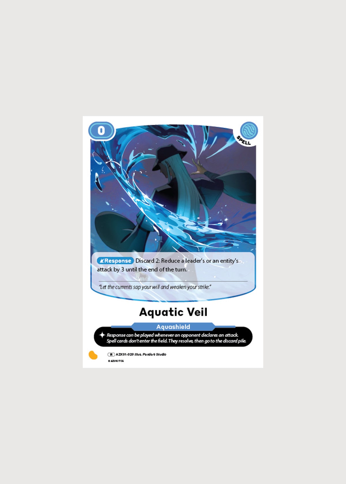 Aquatic Veil AZK01-029, Rare, Gates Awakened