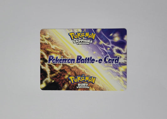 Pokémon Battle-e Card - Ruby & Sapphire