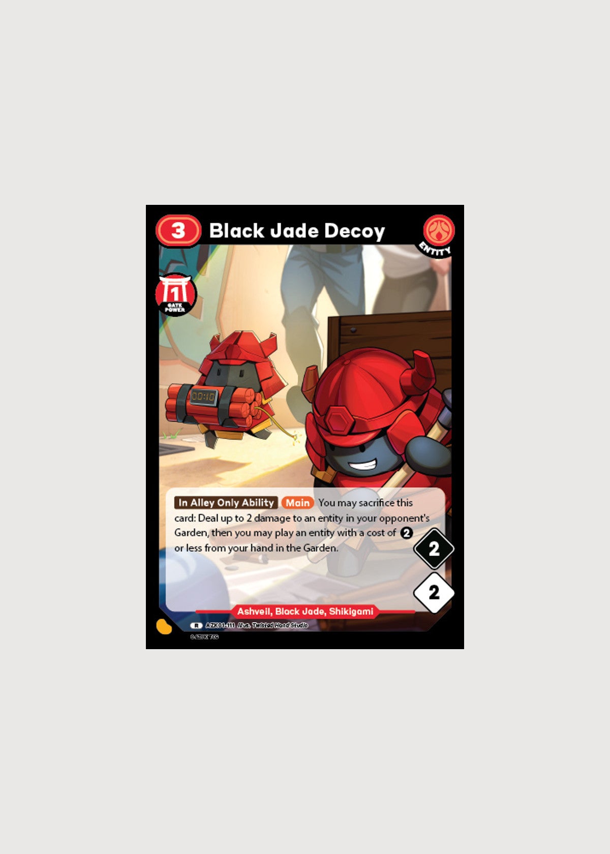 Black Jade Decoy AZK01-111, Rare, Gates Awakened