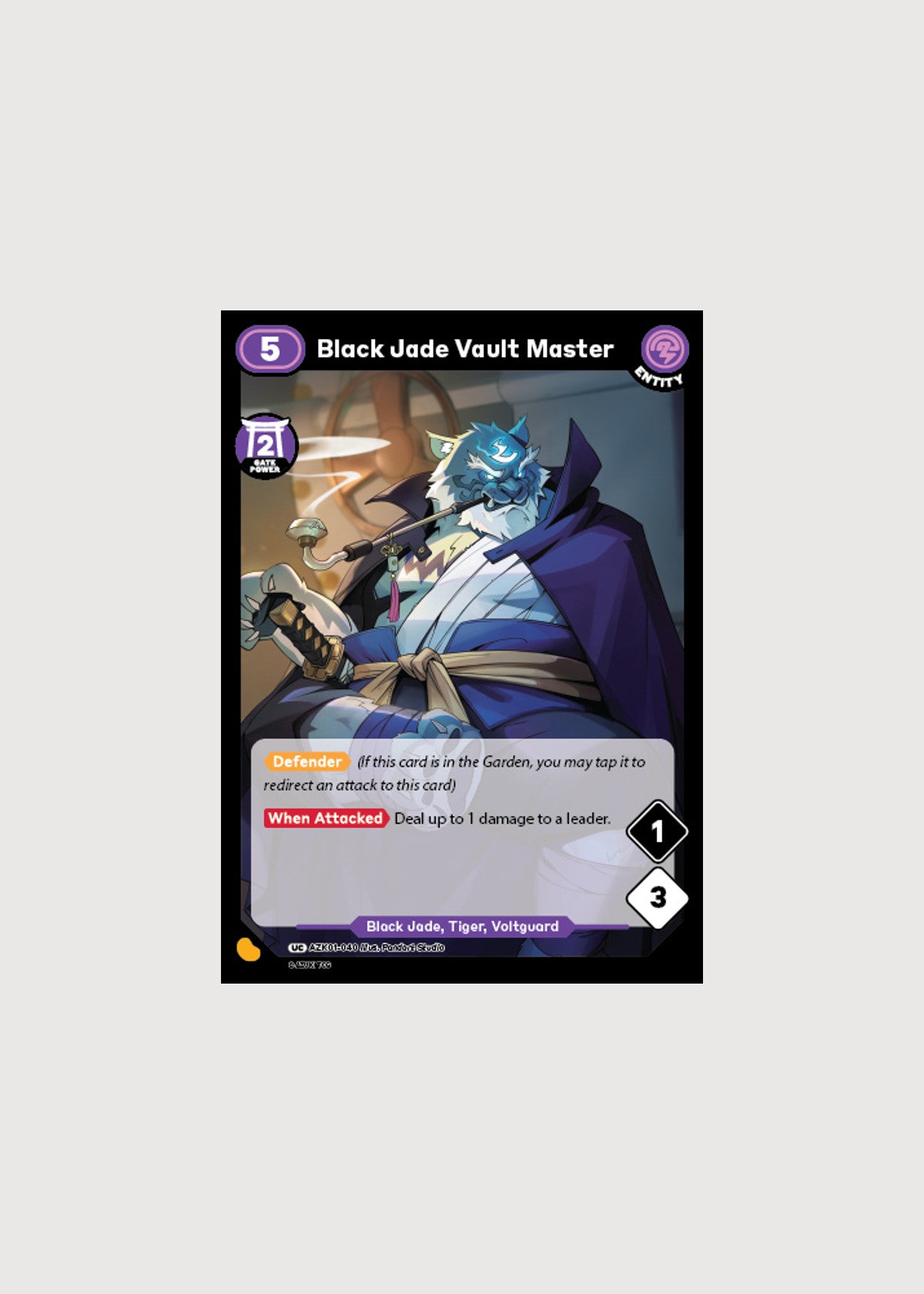 Black Jade Vault Master AZK01-040, Uncommon, Gates Awakened