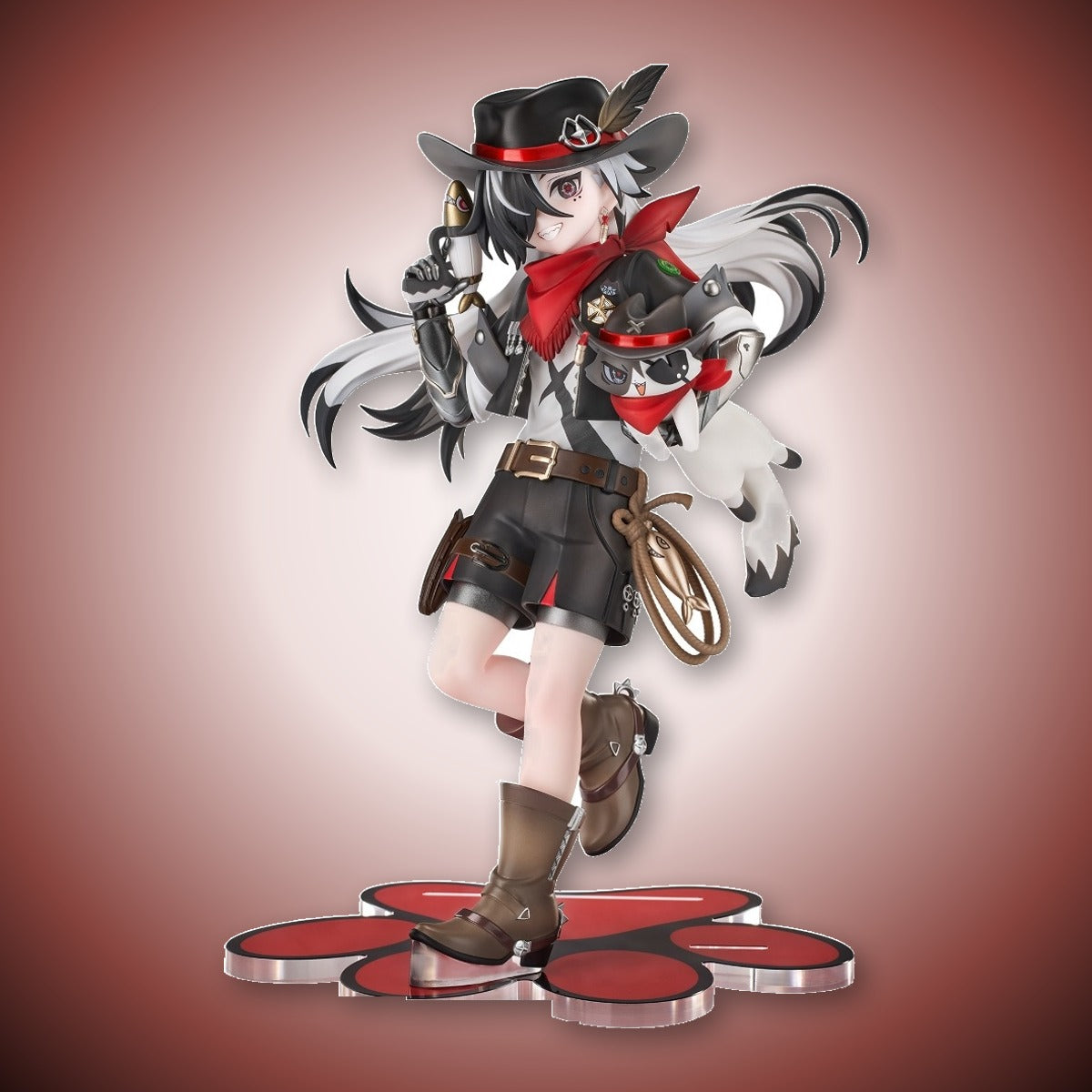 RIBOSE: Honkai: Star Rail - Boothill Rise Up+ Chibi Neko Series Figure
