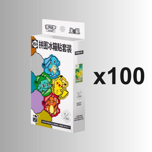 (Special Order) Collect 151 Puzzle Refrigerator Magnet Set (Case of 100) (S-Chinese)