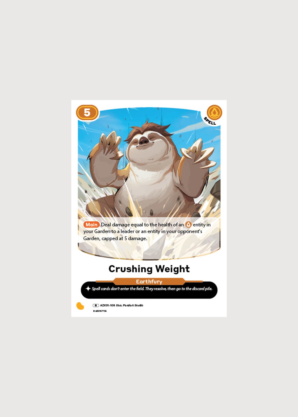 Crushing Weight AZK01-108, Rare, Gates Awakened
