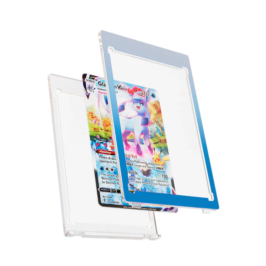 Dragonscale Gradient Magnetic Card Case - Aqua
