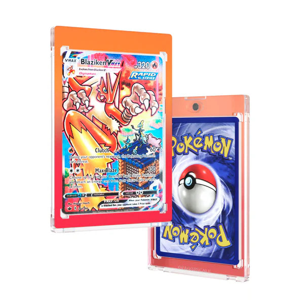 Dragonscale Gradient Magnetic Card Case - Blaze
