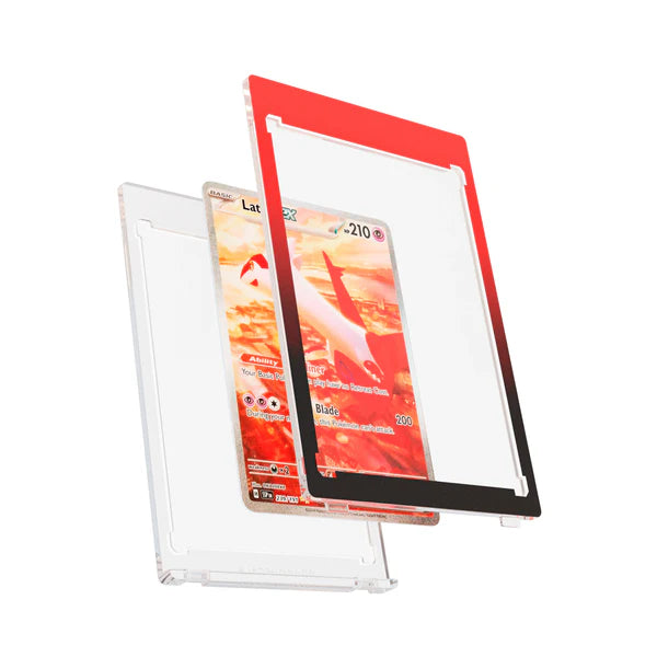 Dragonscale Gradient Magnetic Card Case - Infernal