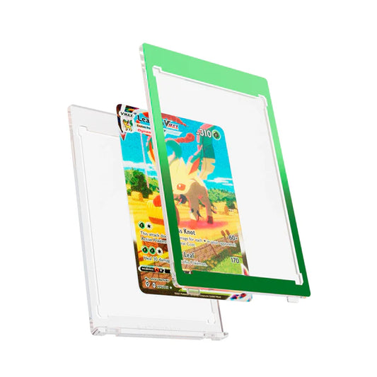 Dragonscale Gradient Magnetic Card Case - Verdant