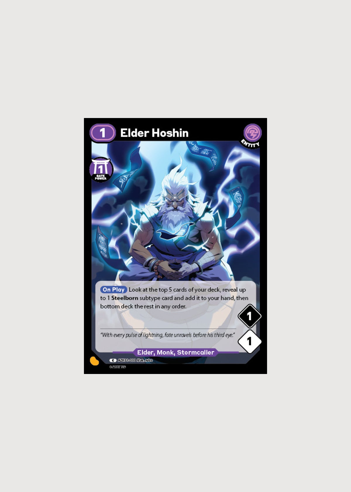 Elder Hoshin AZK01-033, Common, Gates Awakened