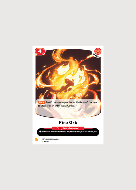 Fire Orb AZK01-065, Common, Gates Awakened