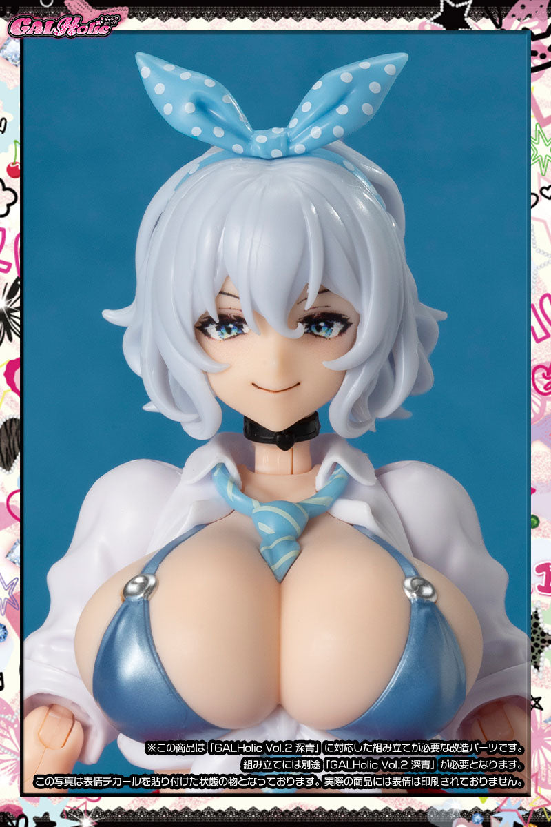 (Pre-Order) AMAKUNI: GALHolic - Customize Resin Kit Vol. 8 Expression Parts & Decals for Vol. 2 Shinao Figure