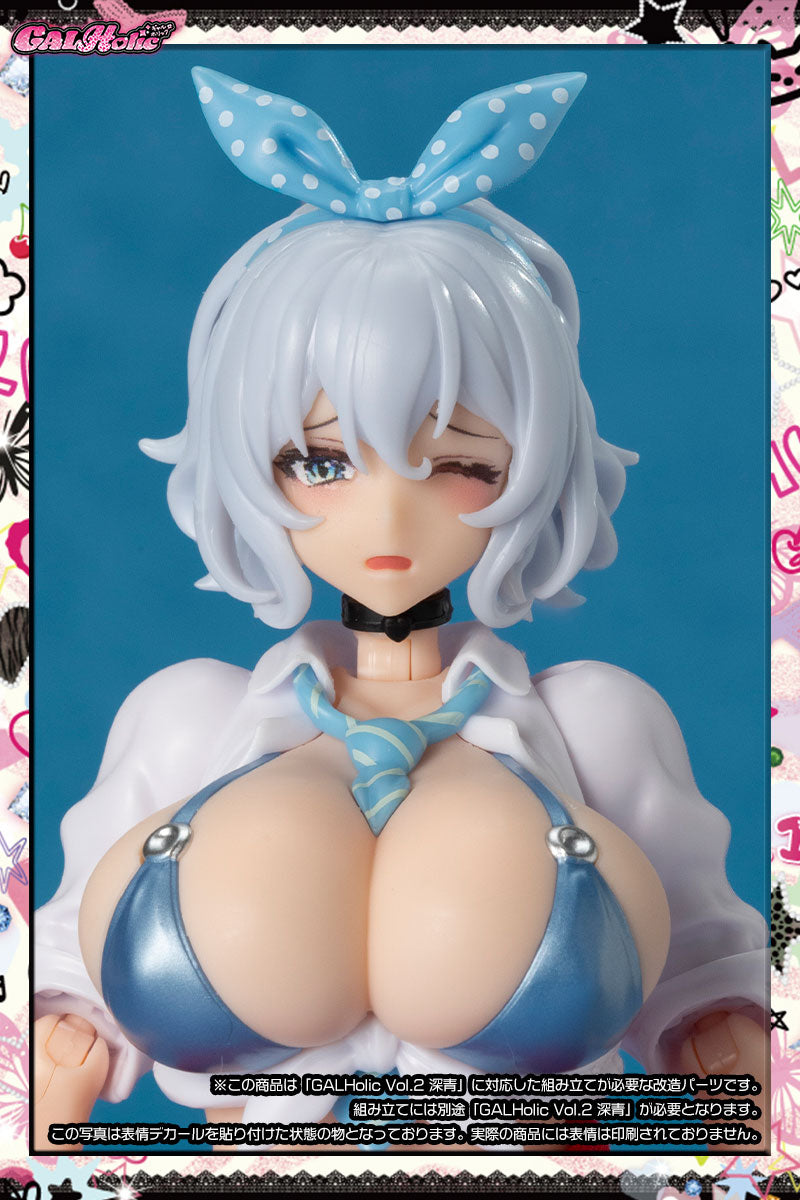 (Pre-Order) AMAKUNI: GALHolic - Customize Resin Kit Vol. 8 Expression Parts & Decals for Vol. 2 Shinao Figure