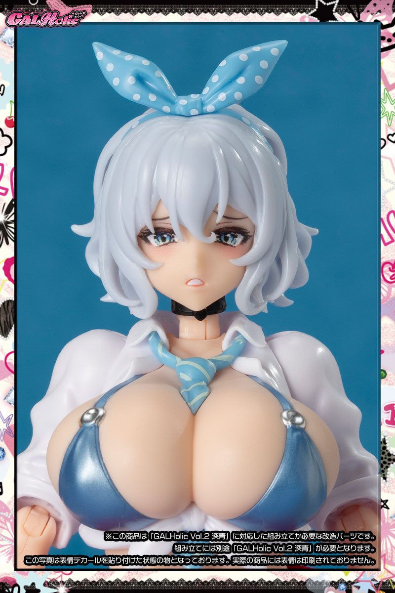 (Pre-Order) AMAKUNI: GALHolic - Customize Resin Kit Vol. 8 Expression Parts & Decals for Vol. 2 Shinao Figure