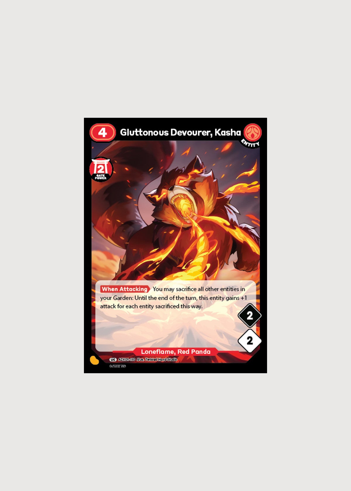 Gluttonous Devourer, Kasha AZK01-110, Uncommon, Gates Awakened