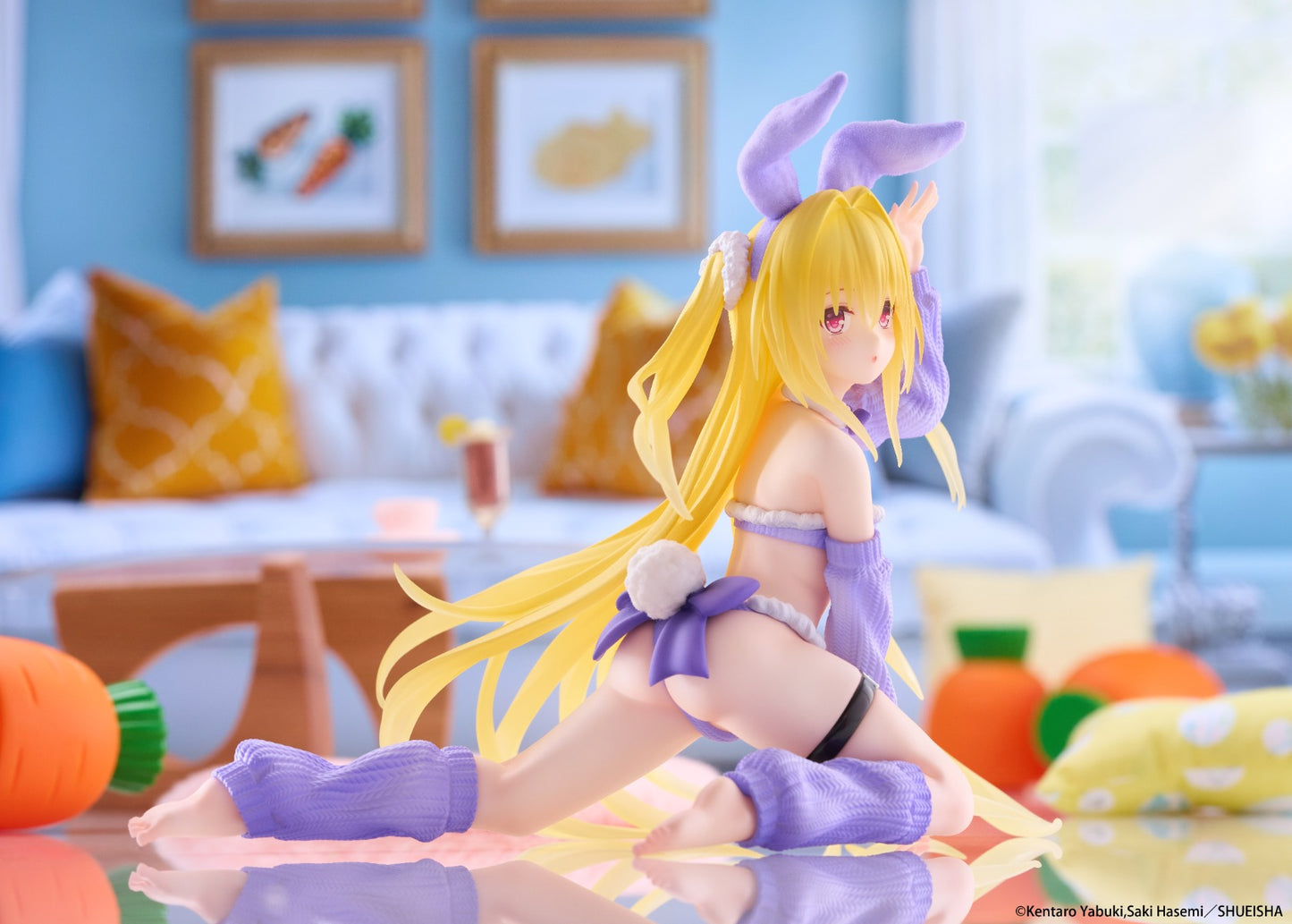 (Pre-Order) Taito: To Love-Ru Darkness - Golden Darkness Fluffy Bunny Ver. MOFLOCK Figure