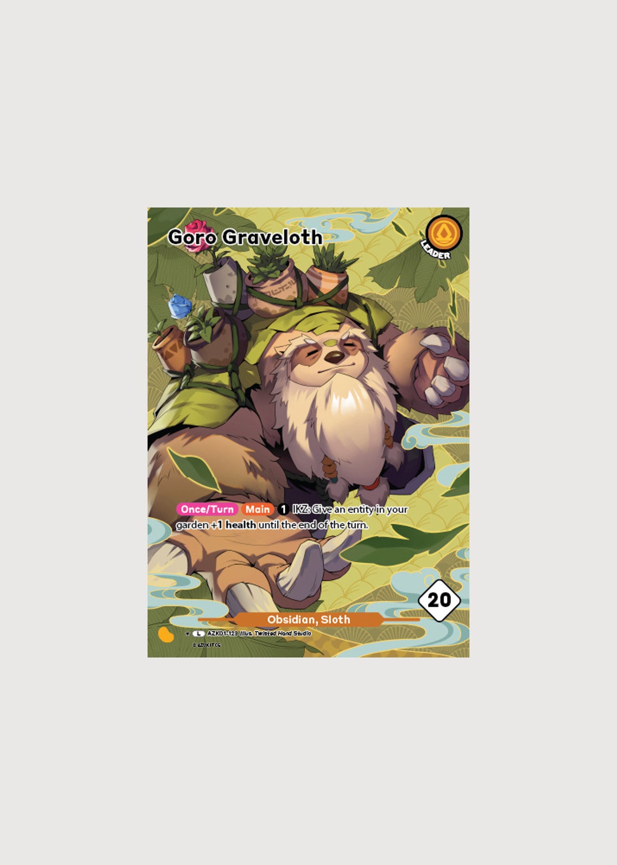 Goro Graveloth AZK01-123A, Leader (Alternate Art), Gates Awakened
