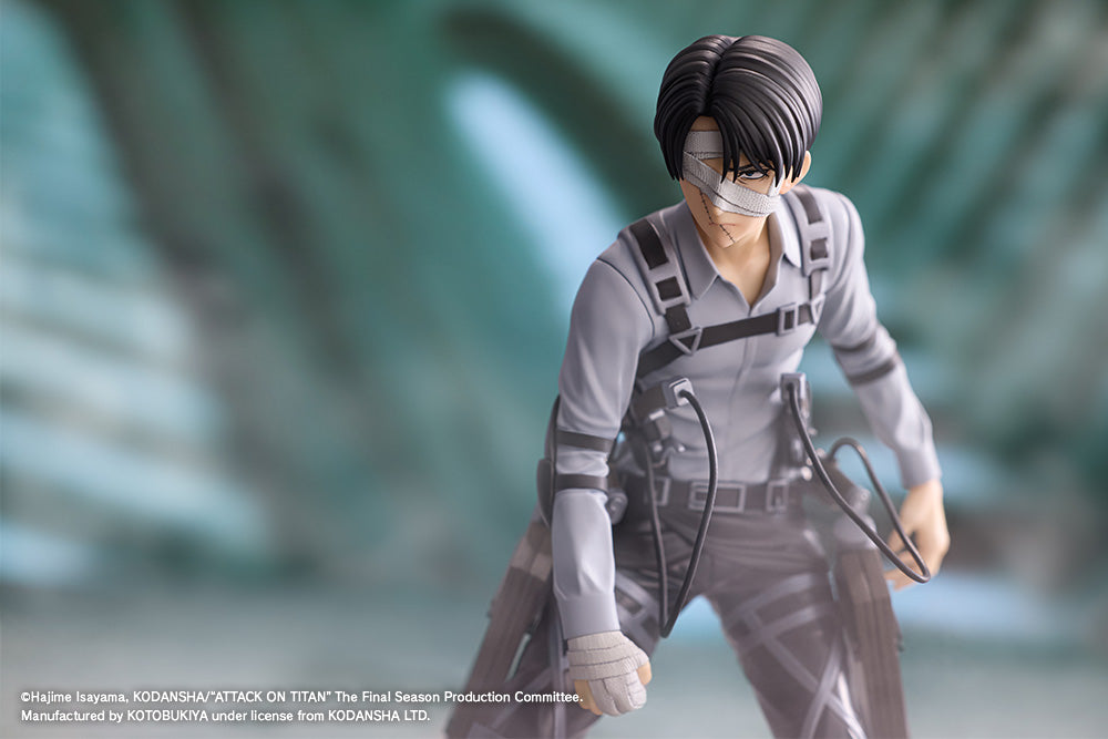 (Pre-Order) Kotobukiya: Attack on Titan: The Final Season - Levi Ackerman The Final Season Ver. OSHI WORKS Figure