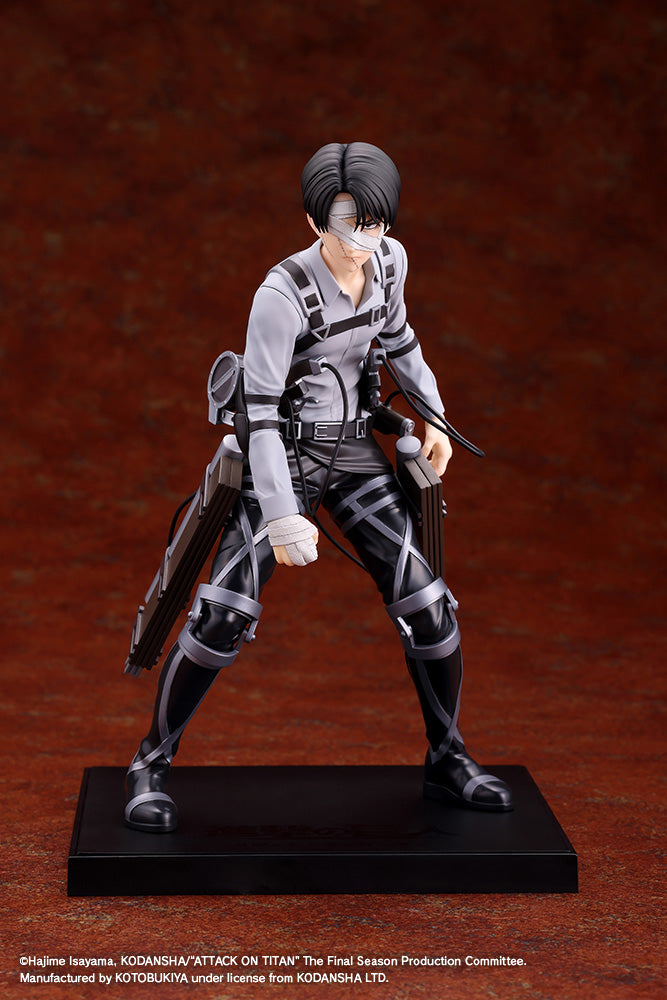 (Pre-Order) Kotobukiya: Attack on Titan: The Final Season - Levi Ackerman The Final Season Ver. OSHI WORKS Figure