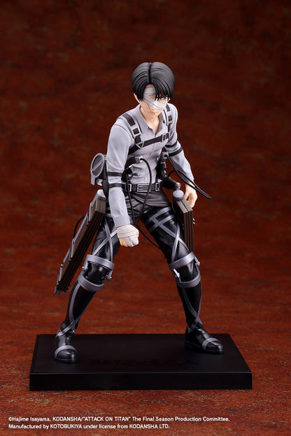 (Pre-Order) Kotobukiya: Attack on Titan: The Final Season - Levi Ackerman The Final Season Ver. OSHI WORKS Figure