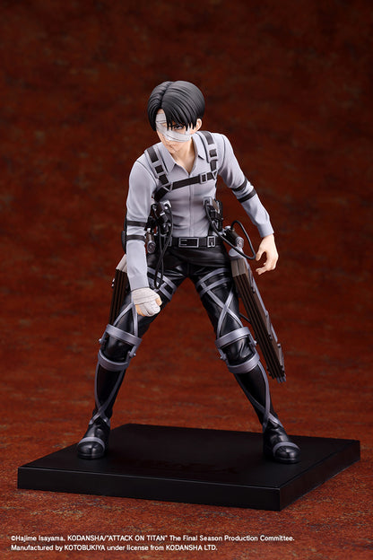 (Pre-Order) Kotobukiya: Attack on Titan: The Final Season - Levi Ackerman The Final Season Ver. OSHI WORKS Figure