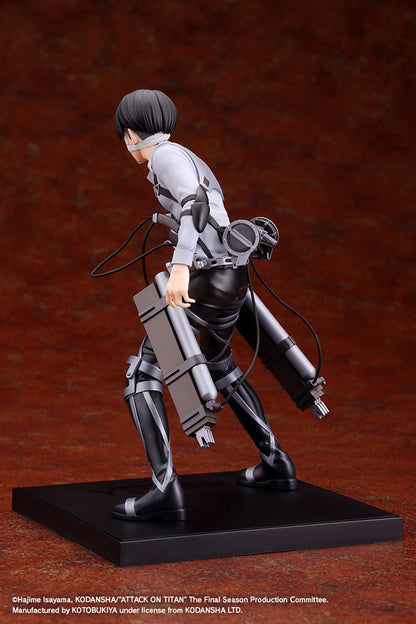 (Pre-Order) Kotobukiya: Attack on Titan: The Final Season - Levi Ackerman The Final Season Ver. OSHI WORKS Figure