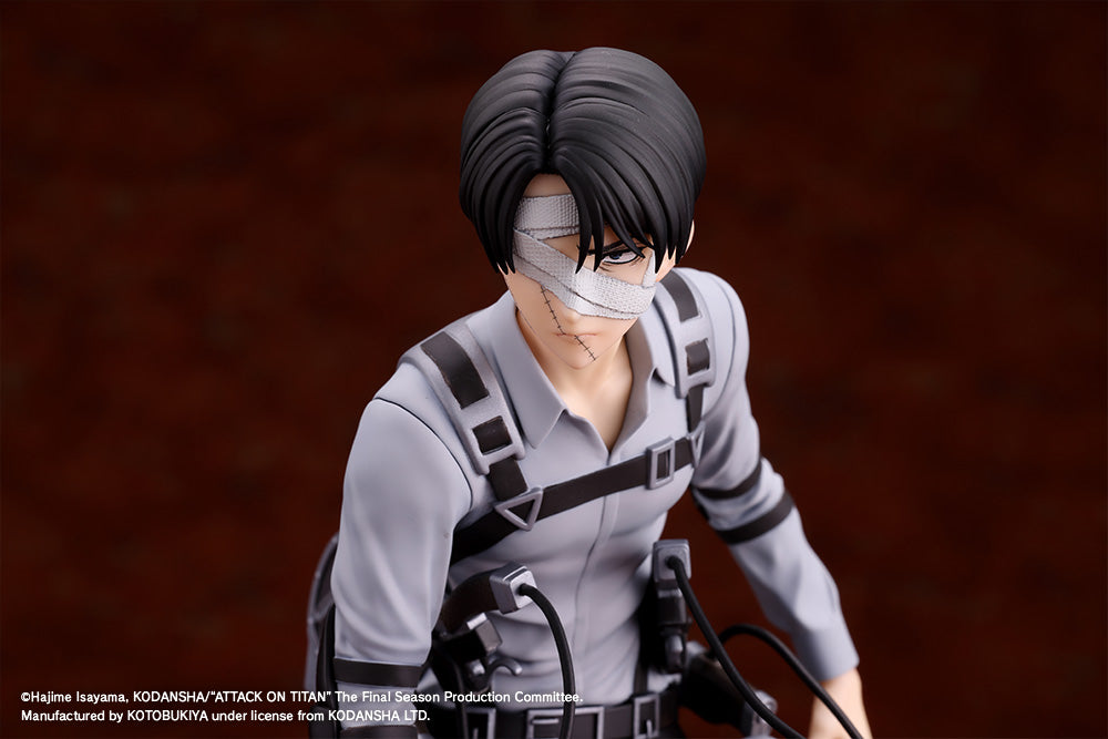 (Pre-Order) Kotobukiya: Attack on Titan: The Final Season - Levi Ackerman The Final Season Ver. OSHI WORKS Figure