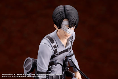 (Pre-Order) Kotobukiya: Attack on Titan: The Final Season - Levi Ackerman The Final Season Ver. OSHI WORKS Figure