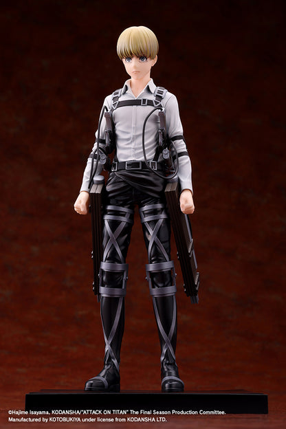 (Pre-Order) Kotobukiya: Attack on Titan: The Final Season - Armin Arlert The Final Season Ver. OSHI WORKS Figure