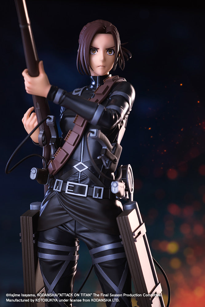 (Pre-Order) Kotobukiya: Attack on Titan: The Final Season - Sasha Blouse The Final Season Ver. OSHI WORKS Figure
