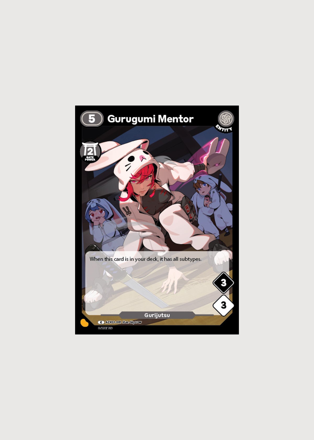Gurugumi Mentor AZK01-081, Common, Gates Awakened