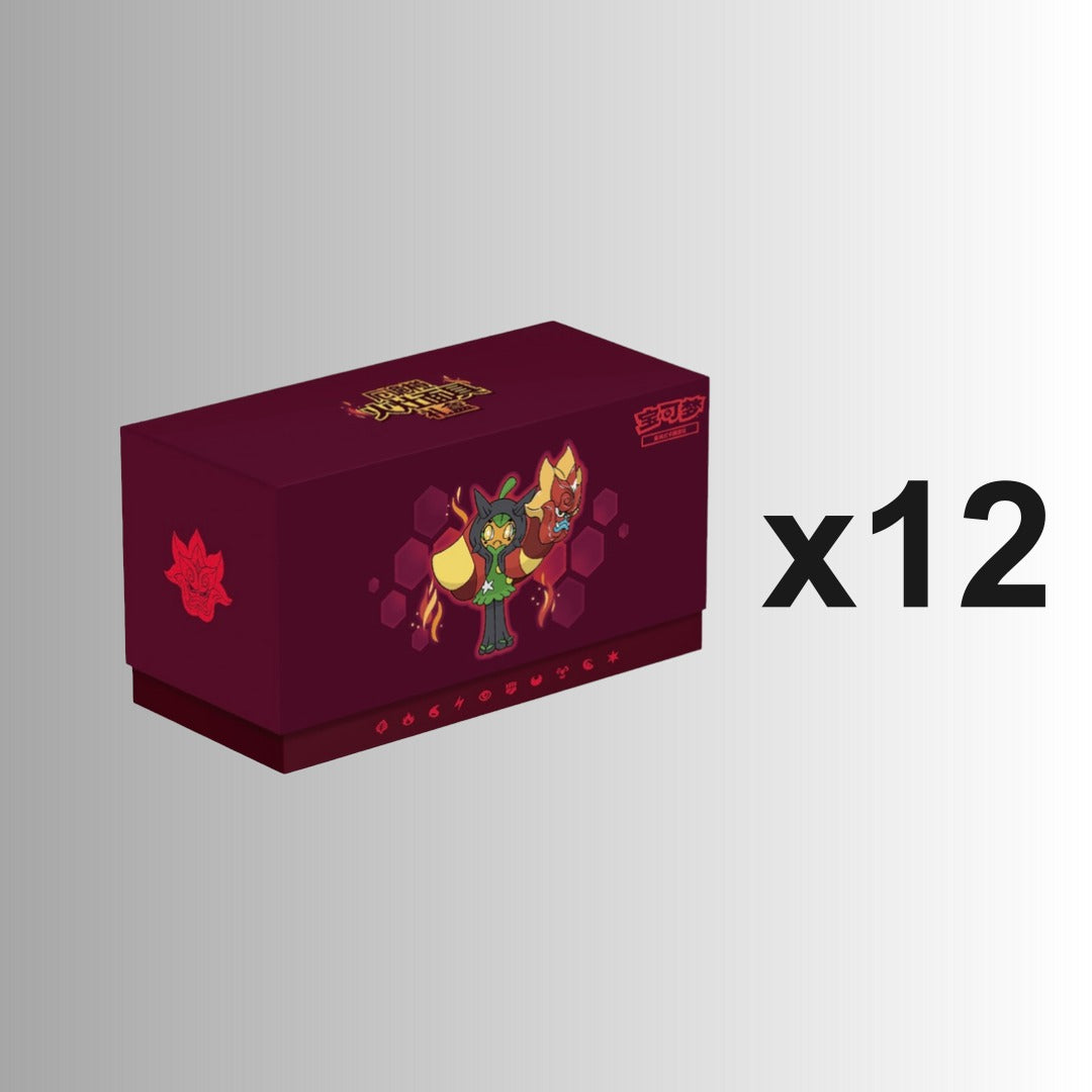 (Special Order) Hearthflame Mask Ogerpon Gift Box (Case of 12) (S-Chinese)