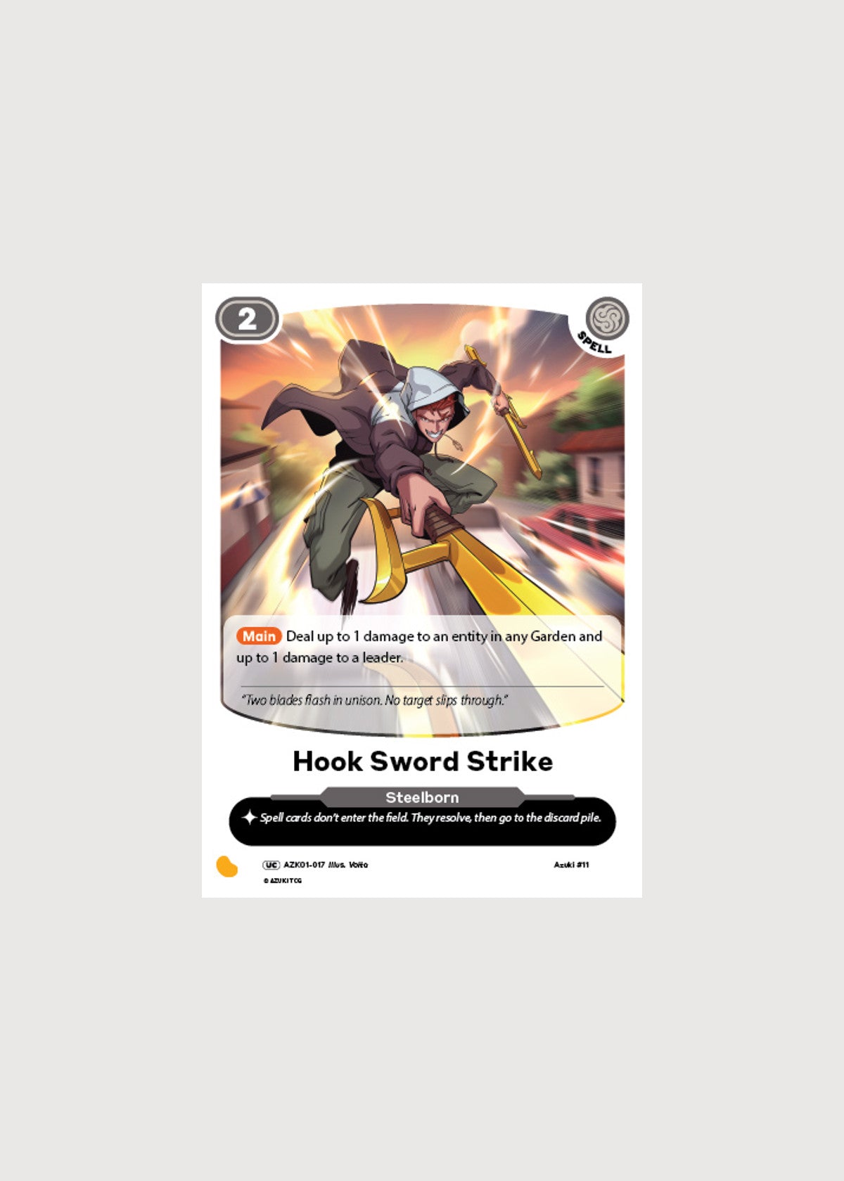 Hook Sword Strike AZK01-017, Uncommon, Gates Awakened